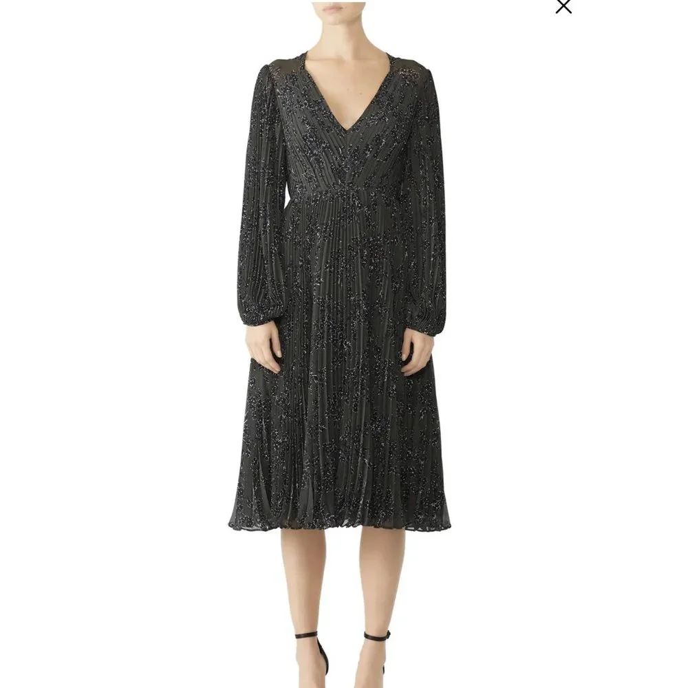 Fame and Partners The Landry Midi Dress in Khaki 8 - Picture 5 of 14